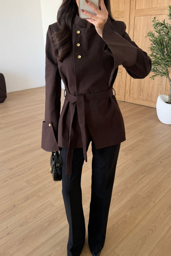 TIE WAIST BLAZER