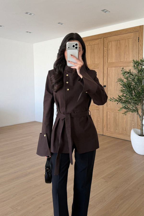 TIE WAIST BLAZER