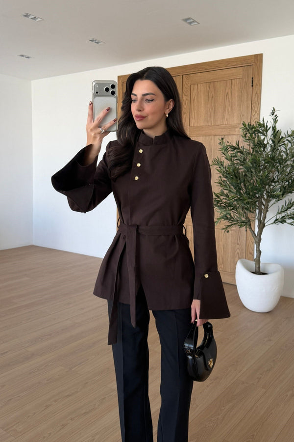 TIE WAIST BLAZER