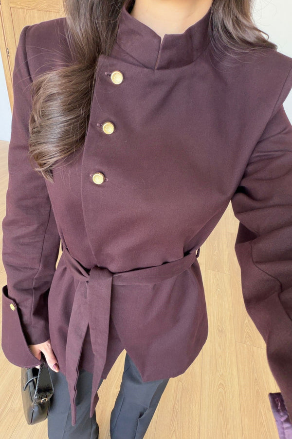 TIE WAIST BLAZER