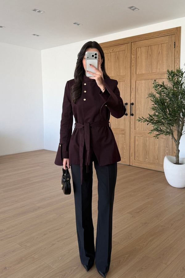 TIE WAIST BLAZER