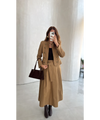 SHORT TRENCH WITH GOLD BUTTON