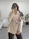 CLASSIC BLAZER WITH SCARF
