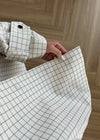 CHECKERED JACKET BROWN