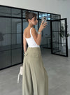 WIDE- LEG TAILORED TROUSERS