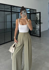 WIDE- LEG TAILORED TROUSERS