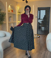 تنورة Polka dots
