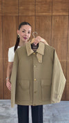 Corduroy Collar Utility Jacket