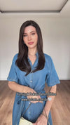 فستان جينز نص كم