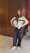 CONTRAST STRIPE JACKET