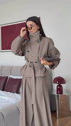 High Neck Trench Set