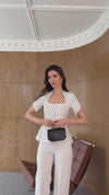 بلوزة Polka chic