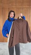 High Neck Long Rain Jacket