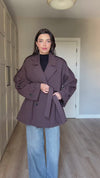 SHORT TRENCH COAT