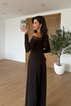 WIDE- LEG TAILORED TROUSERS