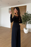 WIDE- LEG TAILORED TROUSERS