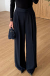 WIDE- LEG TAILORED TROUSERS