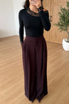 WIDE- LEG TAILORED TROUSERS