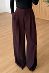 WIDE- LEG TAILORED TROUSERS