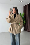SHORT TRENCH COAT
