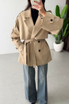SHORT TRENCH COAT