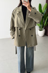 SHORT TRENCH COAT
