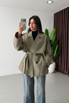 SHORT TRENCH COAT