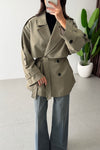 SHORT TRENCH COAT