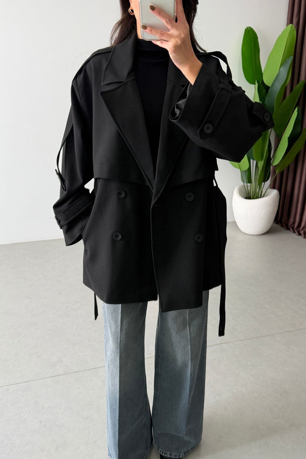 SHORT TRENCH COAT