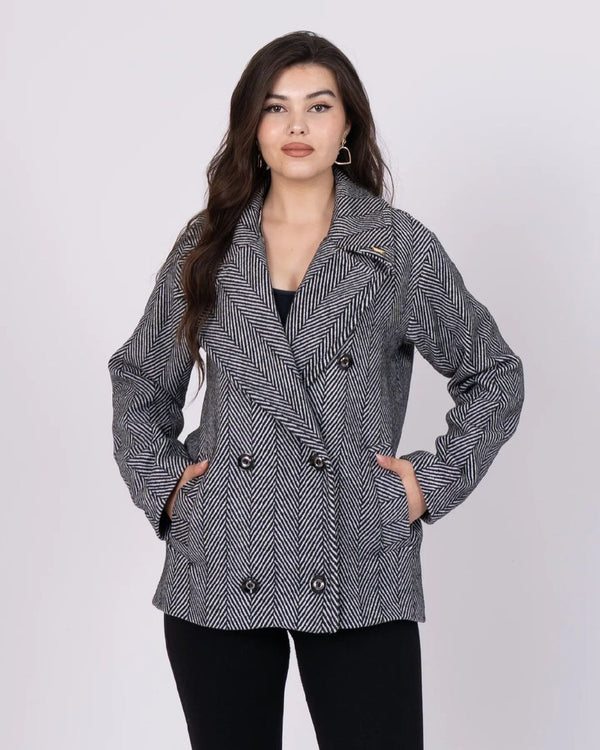 جكيت جوخ قصير ٦ ازرار