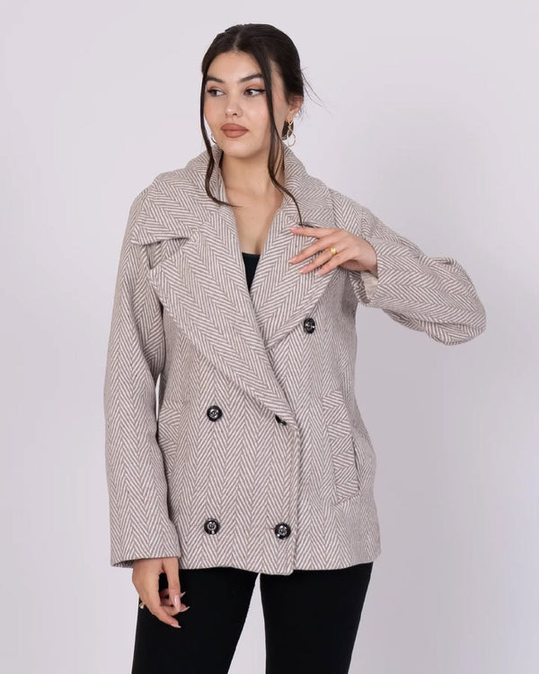 جكيت جوخ قصير ٦ ازرار