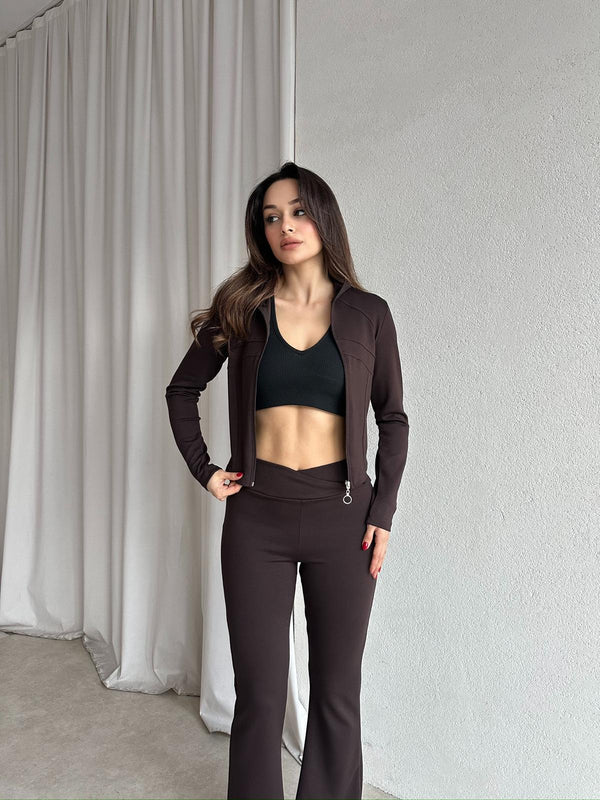 طقم سبور جاكيت بسحّاب وتايت اسبانيول