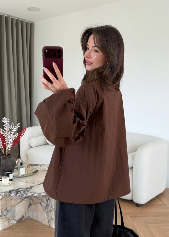 High Neck Long Rain Jacket
