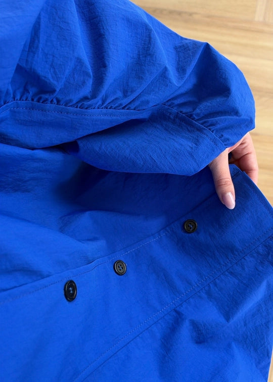 High Neck Long Rain Jacket