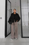 DOUBLE- COLLAR JACKET