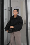 DOUBLE- COLLAR JACKET
