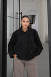 DOUBLE- COLLAR JACKET