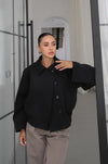 DOUBLE- COLLAR JACKET