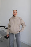 HIGH- COLLAR BOMBER JACKET