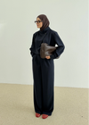 SINGLE- BUTTON BLOUSE SET