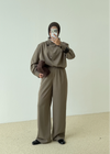 SINGLE- BUTTON BLOUSE SET