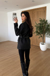 Belted Wool Blazer