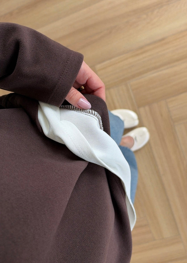Layered Oversized Sweatshirt