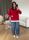 Layered Oversized Sweatshirt