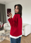 Layered Oversized Sweatshirt