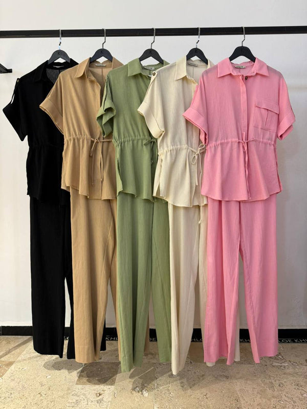 طقم عملي Bella - Sateen style