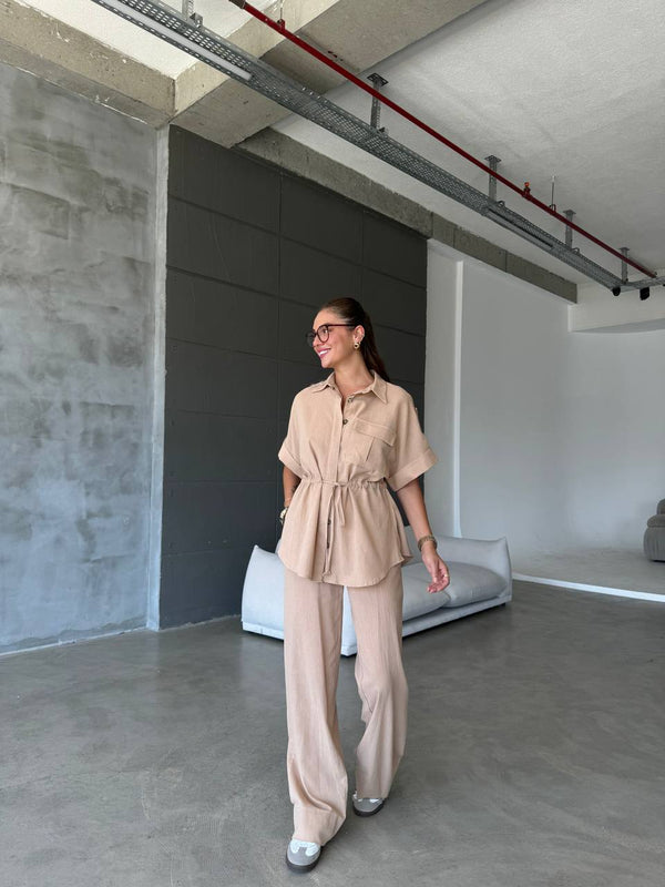 طقم عملي Bella - Sateen style
