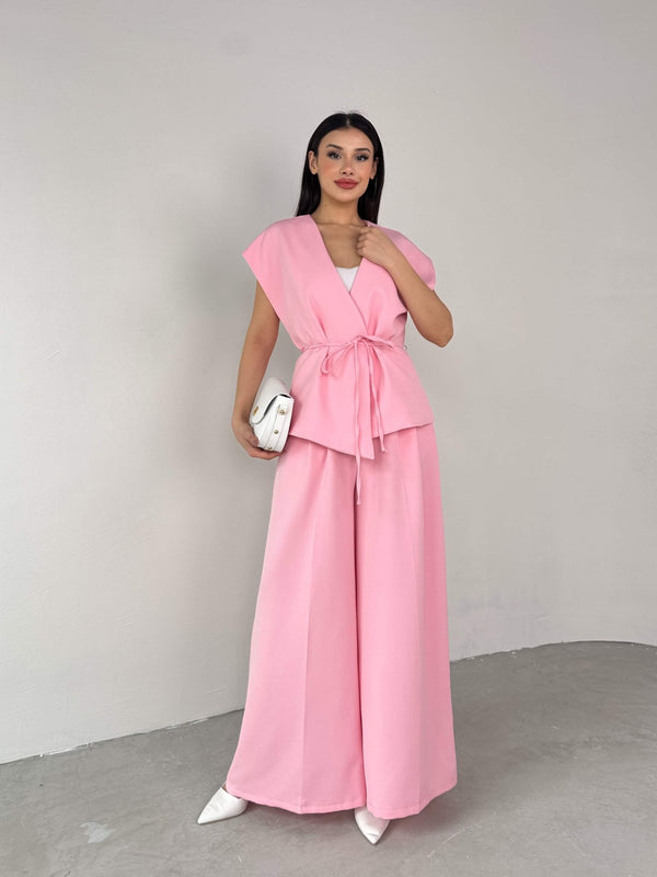 طقم فيست ازرار وايد ليج - Sateen style