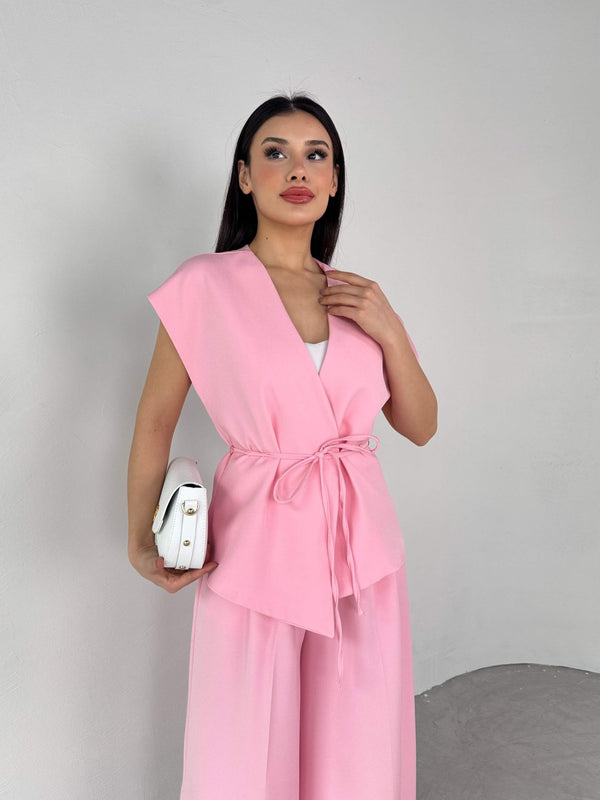 طقم فيست ازرار وايد ليج - Sateen style