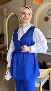 طقم فيست قطعتين مع ازرار - Sateen style